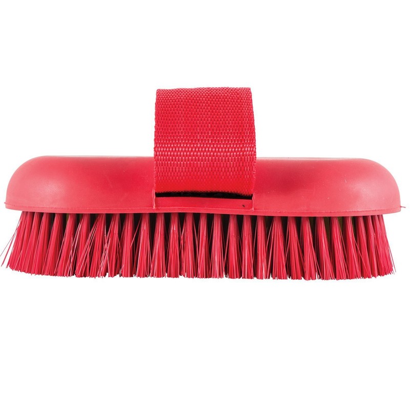 Horse Brush Soft Bristles Skid Resistant Handle Horse Grooming Brush