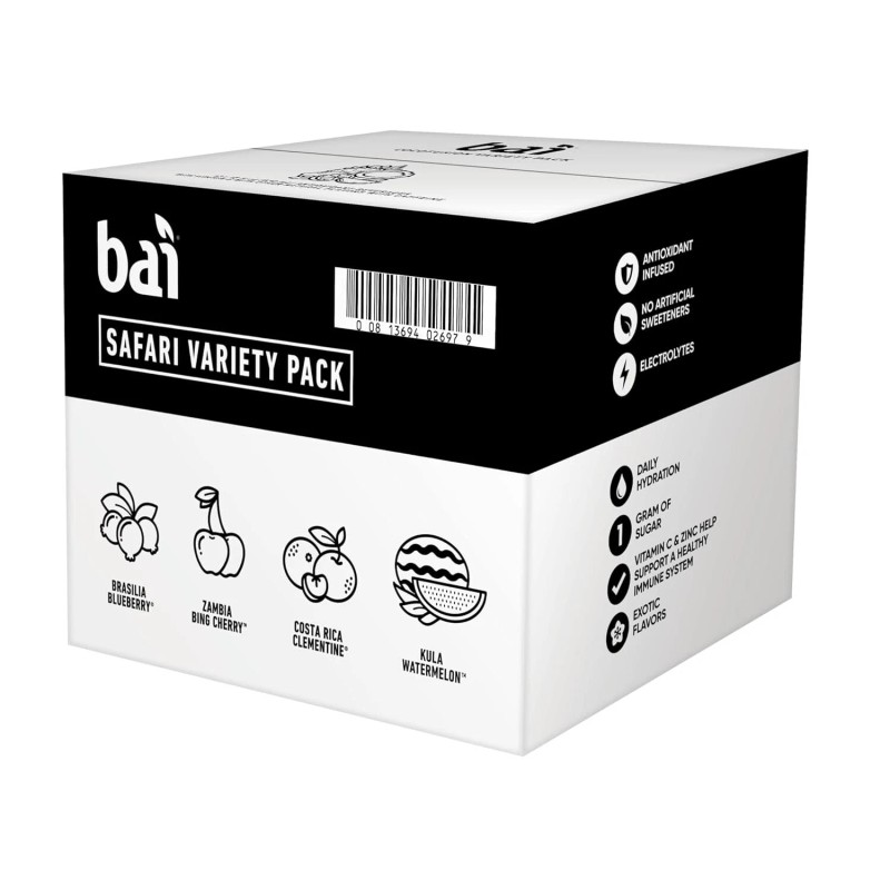 Bai Flavors Variety Pack, Antioxidant Infused Vitamin C 18 fl
