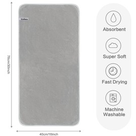 KinHwa Hand Towels, 40 x 76 cm, 100% Microfibre Guest Towel