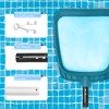 POOLWHALE Professional Pool Skimmer Net,Fine Mesh Net Bag,Heavy Duty Swimming