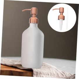 Mikinona Stainless Steel Pump Head Bottle Press Pump Replacement for Liquid Bottle