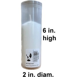 Importer AM White Replaceable Insert Candles for Cemetery Memorial, Case of 36