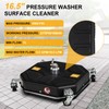 ROADFAR 16 Pressure Washer Surface Cleaner with 4 Wheels W/