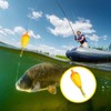 Spring Bobbers | Float Fishing Gear,Spring Oval Fishing Floats, Bright