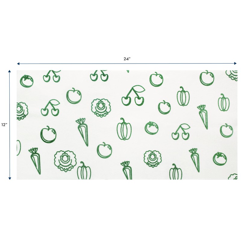Envision Home Refrigerator Liners, Shelf Liner, Absorbent Fridge Liners, 12
