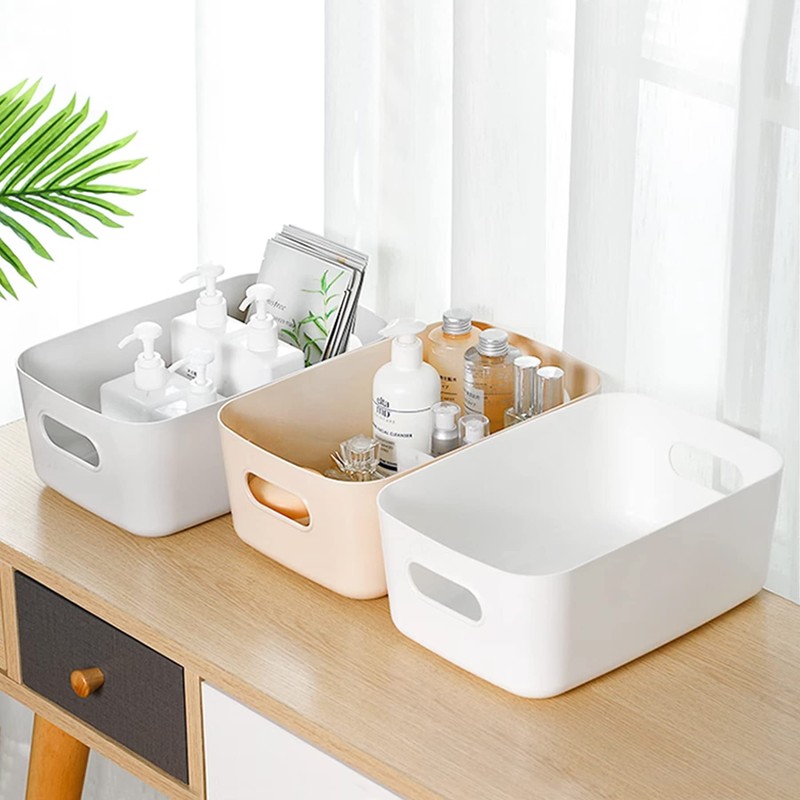 Spesh Pack of 6 Plastic Storage Boxes for Kitchen, Children's