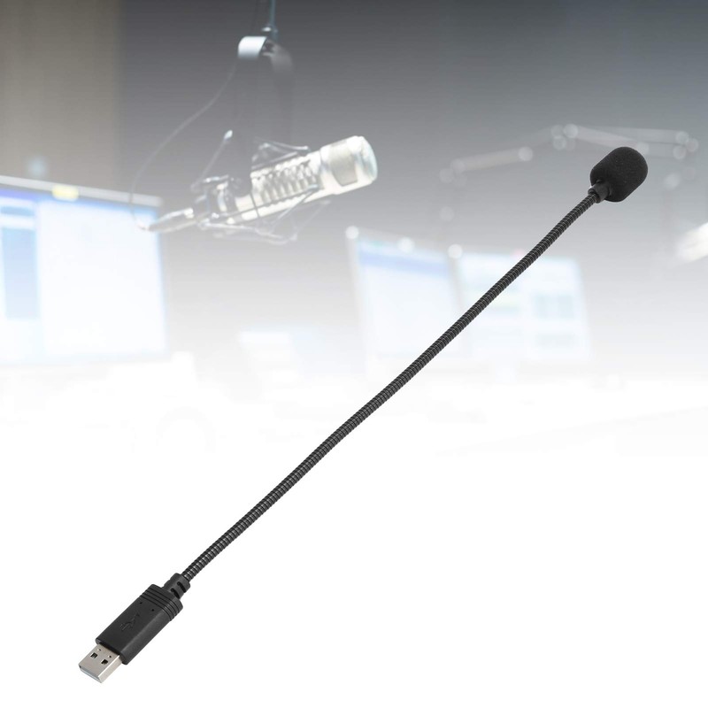 USB Microphone ,Mini Portable Black MIC ,for PC Laptop Computer