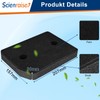 Scienraise Set of 3 9164761 Base Filter Suitable for Miele