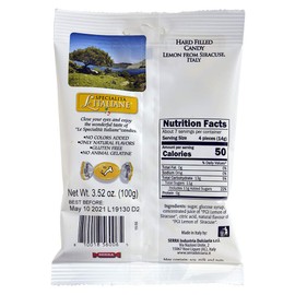 Serra, Filled Candy w/ Sicilian Lemon - Ripiene Limone di Siracusa IGP 100g bag (12 pcs)