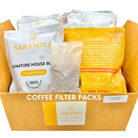 Coffee Filter Packs, Coffee in Filter Packs, Coffee Filter Packs 10-12 cup, Breakfast Blend Signature House Coffee Filter Packs, Medium Roast, Filter Pack Coffee, (2 Ounce, Pack of 40)