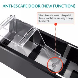 LW 2PK Electronic Mouse Trap Pest Control Rat Killer Mice Electric Rodent Zapper US