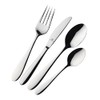 Grunwerg Windsor 4-Piece Children’s Cutlery Set, 18/10 Stainless Steel, Metallic