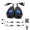 NVRTTRR HD-CVI/TVI/AHD Video Balun with Power Connector, RJ45 CAT5 Data