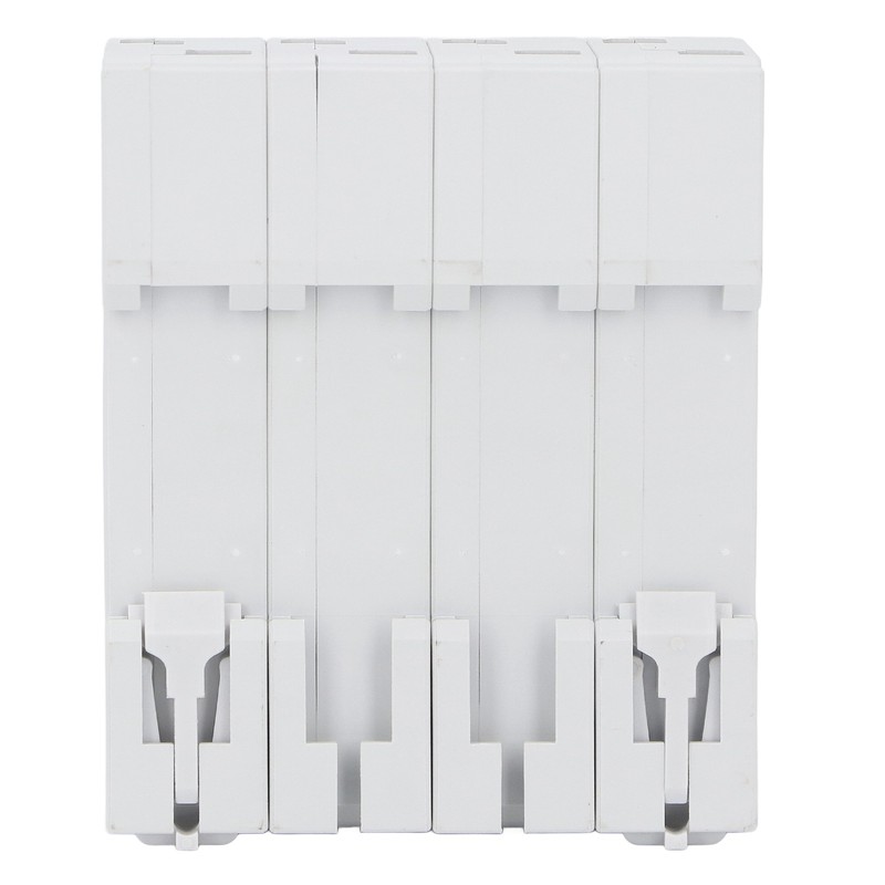 4P Dual Power Manual Transfer Switch DIN Rail Mount Single