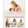 Stelle Lace Nursing Bras for Breastfeeding Seamless Pregnancy Maternity Wireless