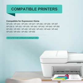 LOFBLAT 29XL Printer Cartridges Compatible with Epson 29 XL Cartridges for Expression Home XP-352 XP-342 XP-442 XP-452 XP-245 XP-332 XP-255 XP-345 XP-335 XP-355 (3 Black / 1 Cyan / 1 Magenta / 1