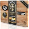 Deer & Oak Premium Extra Large Bamboo Cutting Board -