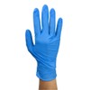 SousVideTools 100 Pieces Medical Nitrile Gloves, Blue Disposable Gloves Large,