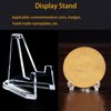 XSEXO Plastic Easels, Acrylic Easel Stands, Clear Display Easel, Acrylic