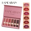 Set De 6 Lápices Labiales Mate, Colores Naturales Fáciles De