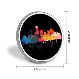 BESTORLOVE Pins Bulk Set Enamel Pins America Dallas City Watercolor Pins For Backpacks Patriotic State Location Custom Buttons Town Name Funny State Pride Lapel Pins Accessory For Men Women Girls