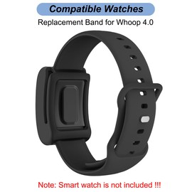 Emilydeals Bands for Whoop 4.0 - Soft Silicone Watch Strap Wristband Replacement for Whoop Fitness & Activity Tracker Accessories (White)