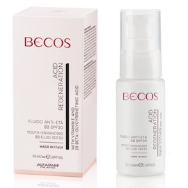 Becos BB SPF30 Acid Regeneration Anti-Ageing Facial Fluid 50 ml Counteracts Ageing and Free Radicals - Protects Skin from UVA and UVB Rays