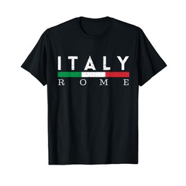 Vintage Italy Flag Matching Trip Souvenirs from ROME Italy T-Shirt
