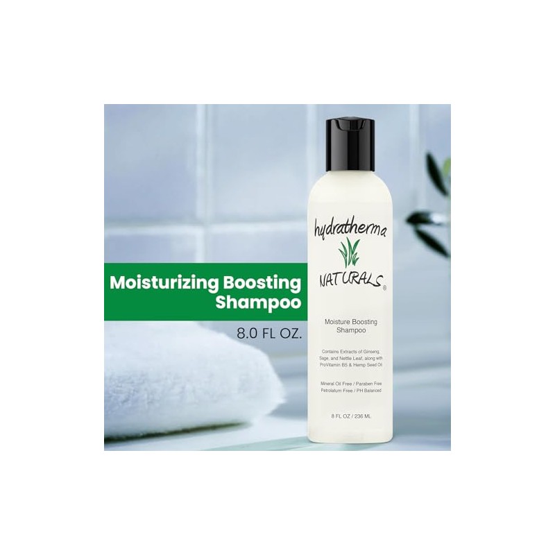 Hydratherma Naturals Moisturizing Boosting Shampoo, 8.0 Fl. Oz