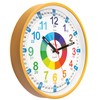 Kiddus Wall Clock for Boys and Girls. Silent Analogue Time