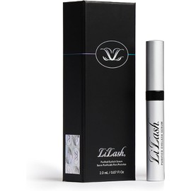 LiLash Suero Potenciador de crecimiento de pestañas para lograr pestañas más largas y con mayor volumen – seguro para usar con lentes de contacto, extensiones de pestañas y ojos sensibles (2 mL)