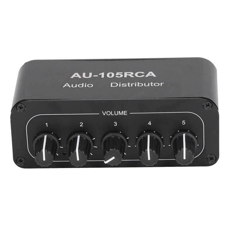 Bi Directional Audio Switcher High Fidelity 5 Way Audio Switch