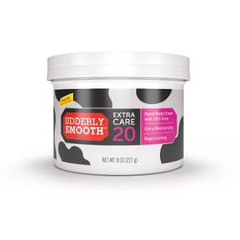 Udderly Smooth Extra Care Cream with 20% Urea, Replenishing, 8 Ounce