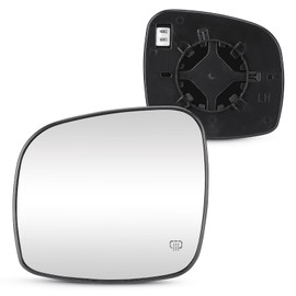 Driver Left Side Mirror with Heated Fit for 2008-2020 Dodge Grand Caravan, for 2008-2016 Chrysler Town & Country, for 2012-2015 RAM C/V, for 2009-2014 VW Routan, Replacement for 68026177AB 68026176AB