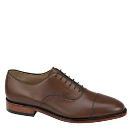 Johnston & Murphy Men's Melton Cap Toe Shoe Tan Calfskin 11 3E US