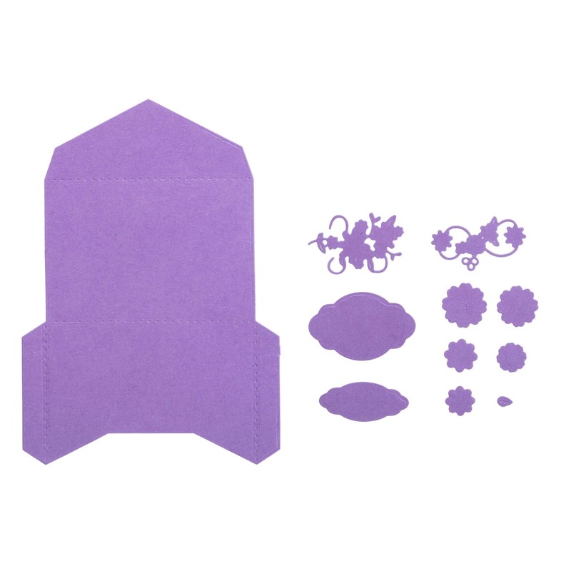 Stanzenshop Cutting Dies Stencil: Flower Envelope - Creative Craft Idea