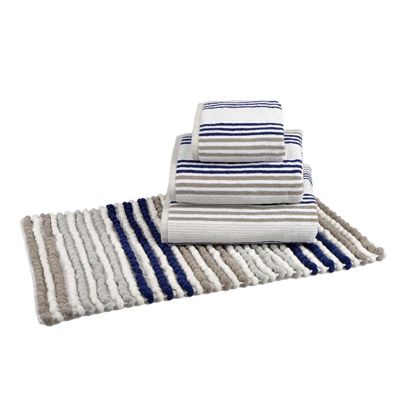Allure Bath Fashions Merlin Bath Towel, Striped (70cm x 125cm)