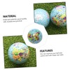 OHPHCALL Creative Earth Pattern Golf Practice Balls Durable Swing Training