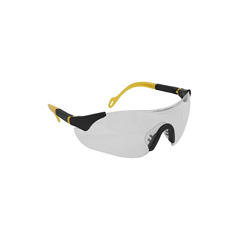 Worksafe 9208 Sports Style Clear Safety Glasses with Adjustable Arms