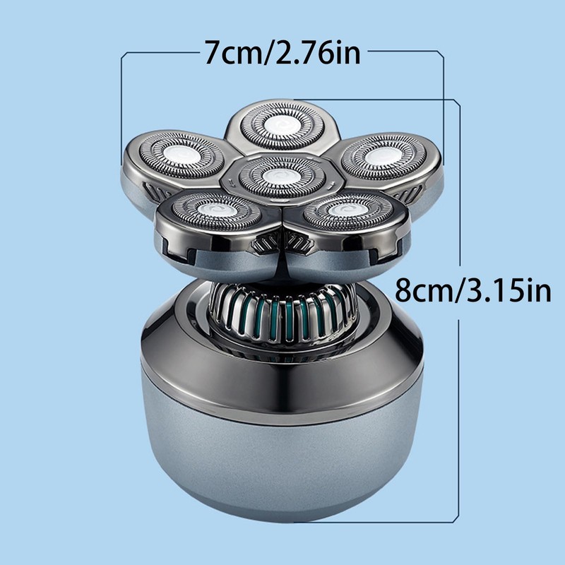 Head Shaver - Face Shaver,Cordless Device Waterproof Wet and Dry