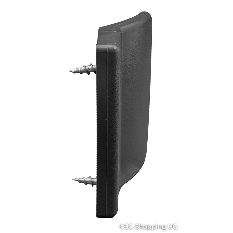 CC-Shopping Balcony Door Handle 911 Rounded Design in Plastic UV-Stabilised