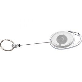 Ski pass holder white with key ring, Id holder, Id card jojo, Ski pass yo-yo, Yoyo