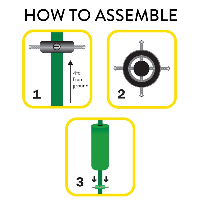 Perky-Pet 341 Metal Pole Squirrel Baffler, Green, 7.1"L x 7.07"W