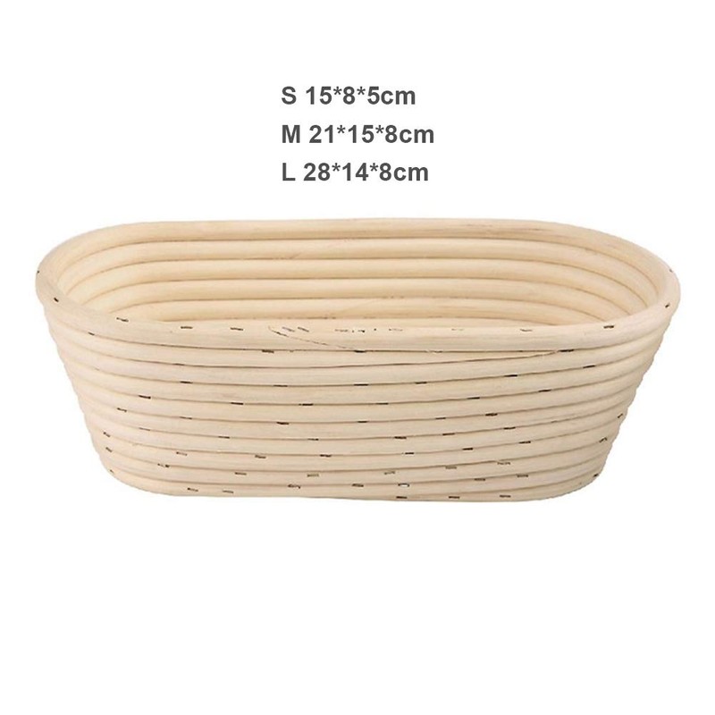 WINBST Oval Proofing Basket Wicker Proofing Basket Bread Dough Proofing