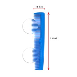 12 Pcs Hair Comb Set Plastic Large Size Bulk Cutting Grooming Easy Detangle Accessory Kit (Styling 7.7 inch - Assorted)