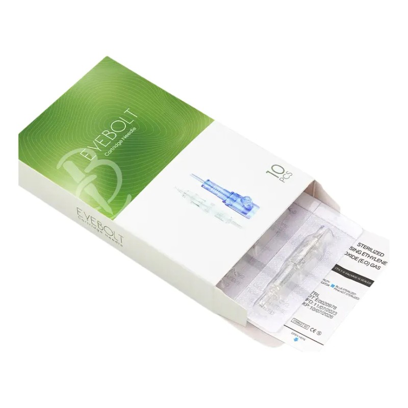 Aguja Cartucho 10pzs Dermógrafo Perla Negra O Biomaser