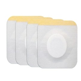 12PCS Hypoallergenic Castor Oil Pack Wrap for Belly Button, Disposable Castor Oil Wrap Patches Pad with High-Absorbent, Self-Adhesive, Small-White-0123-03