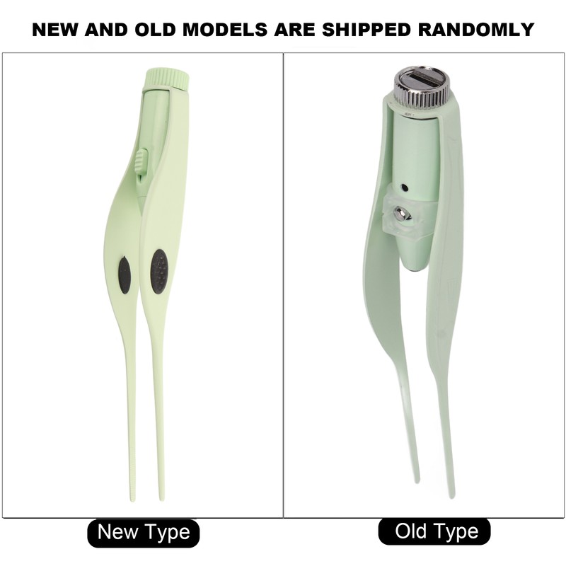 Ear Pick Tweezers Set USB Rechargeable LED Light Safe Professional