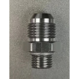 Rodspeedracing ORB-6 O-ring Boss AN6 6AN to AN8 8AN Male Black Anodized Adapter Fitting