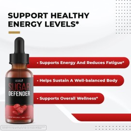 Unbranded Sugar Defender – Daily Drops with Chromium & Plant-Based Extract